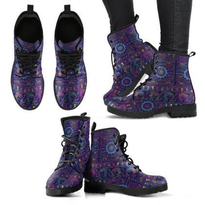 Bohemian Elephant Boots Handcrafted Women Boots,..