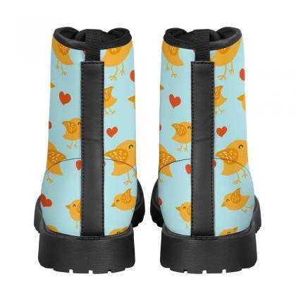 Cute Chicken Boots, Chick Leather Boots,..