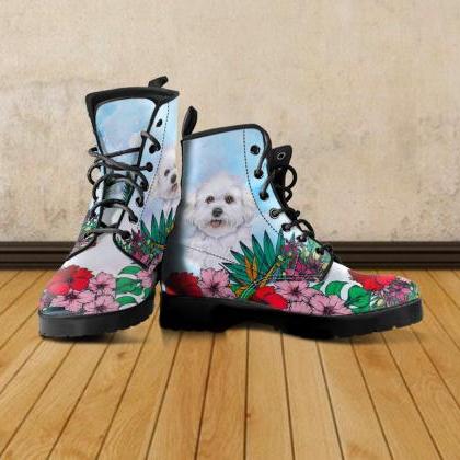 Bichon Frise Boots, Bichon Lovers, Custom Picture,..