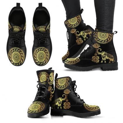 Lotus Elephant Boots Handcrafted Women Boots,..