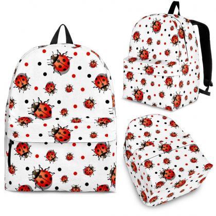 Ladybird Backpack, Custom Design, Custom Backpack..