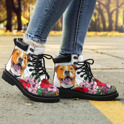 Pit Bull Terrier Boots, American Staffordshire..