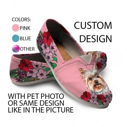 Calm Terrier Shoes, Custom Picture, Dog Lovers,..