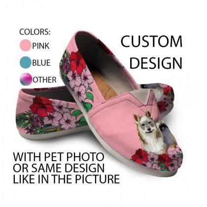 Swedish Vallnund Shoes, Custom Picture, Dog..