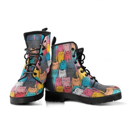 Colorful Spiritual Boots Handcrafted Women Boots,..