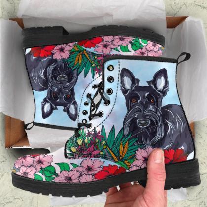 Scottish Terrier Boots, Scottish Terrier Lover..
