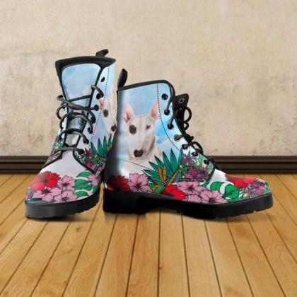 Bull Terrier Boots, Bull Terrier Lovers, Custom..