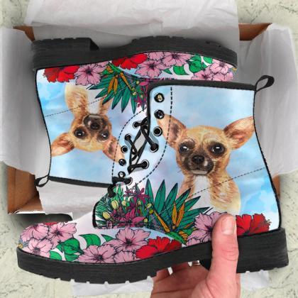 Chihuahua Boots, Chihuahua Lovers, Custom Picture,..