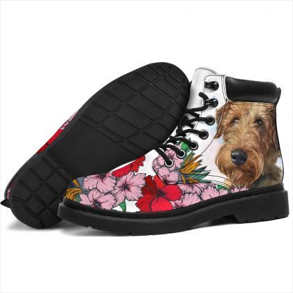 Welsh Terrier Boots, Welsh Terrier Lover Custom..