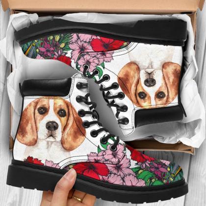 Beagle Boots, Beagle Lovers, Custom Picture,..