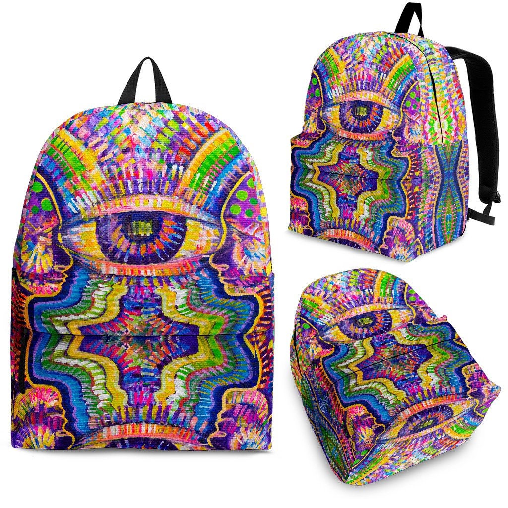 Joined Eye Backpack, Custom Design, Custom Backpack ,made To Order, Handmade