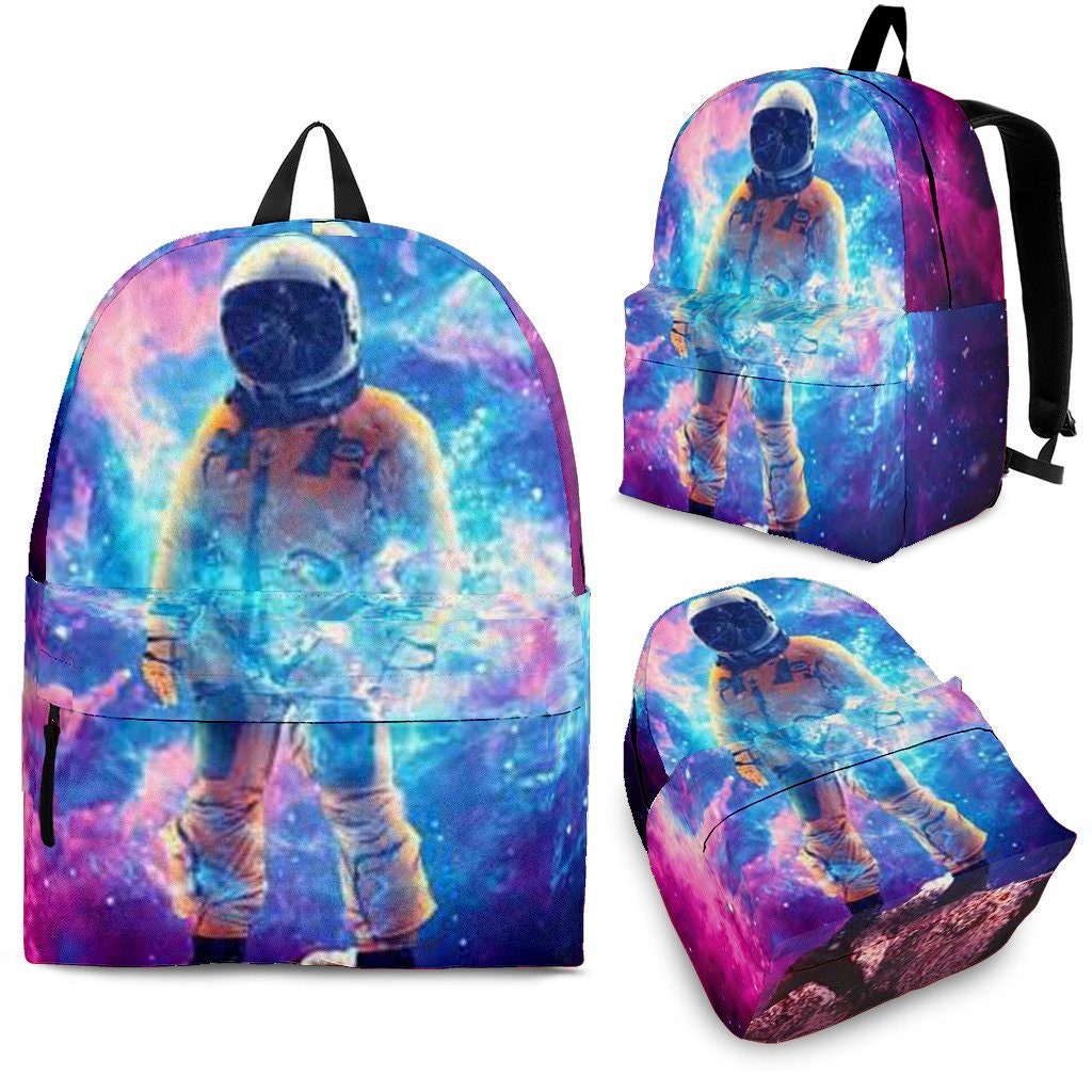 Galaxy Astronaut Backpack, Custom Design, Custom Backpack ,made To Order, Handmade