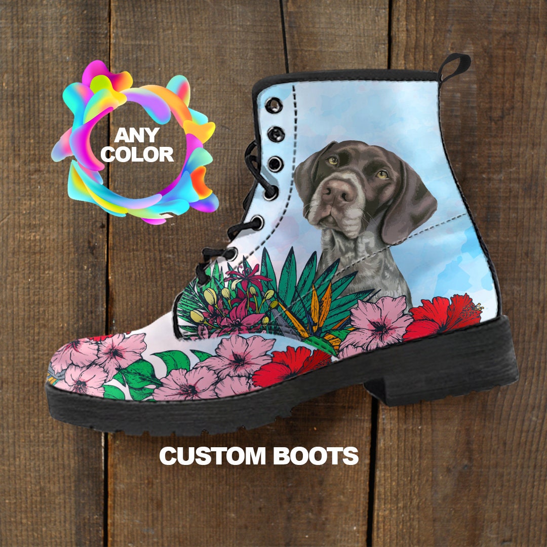 German Shorthaired Pointer Boots, German Shorthaired Pointer Lover Custom Picture, Animal Lovers, Women Boots