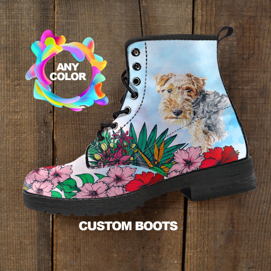 Lakeland Terrier Boots, Lakeland Terrier Lover Custom Picture, Animal Lovers, Women Boots