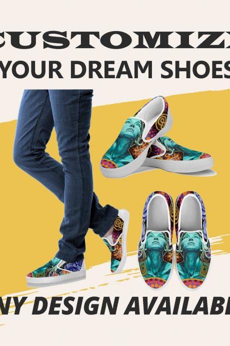 Bobby Closeup Slipon Shoes, Handmade Women Shoes, Slip On Shoes, Dream Shoes