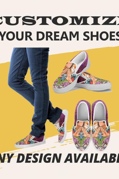 Bobby Nature Slipon Shoes, Handmade Women Shoes, Slip on Shoes, dream shoes