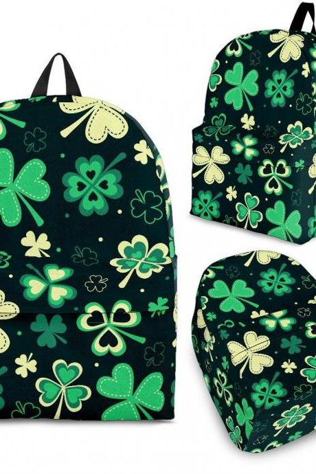 ST Patrick's day Backpack, custom design, custom backpack ,made to order, handmade